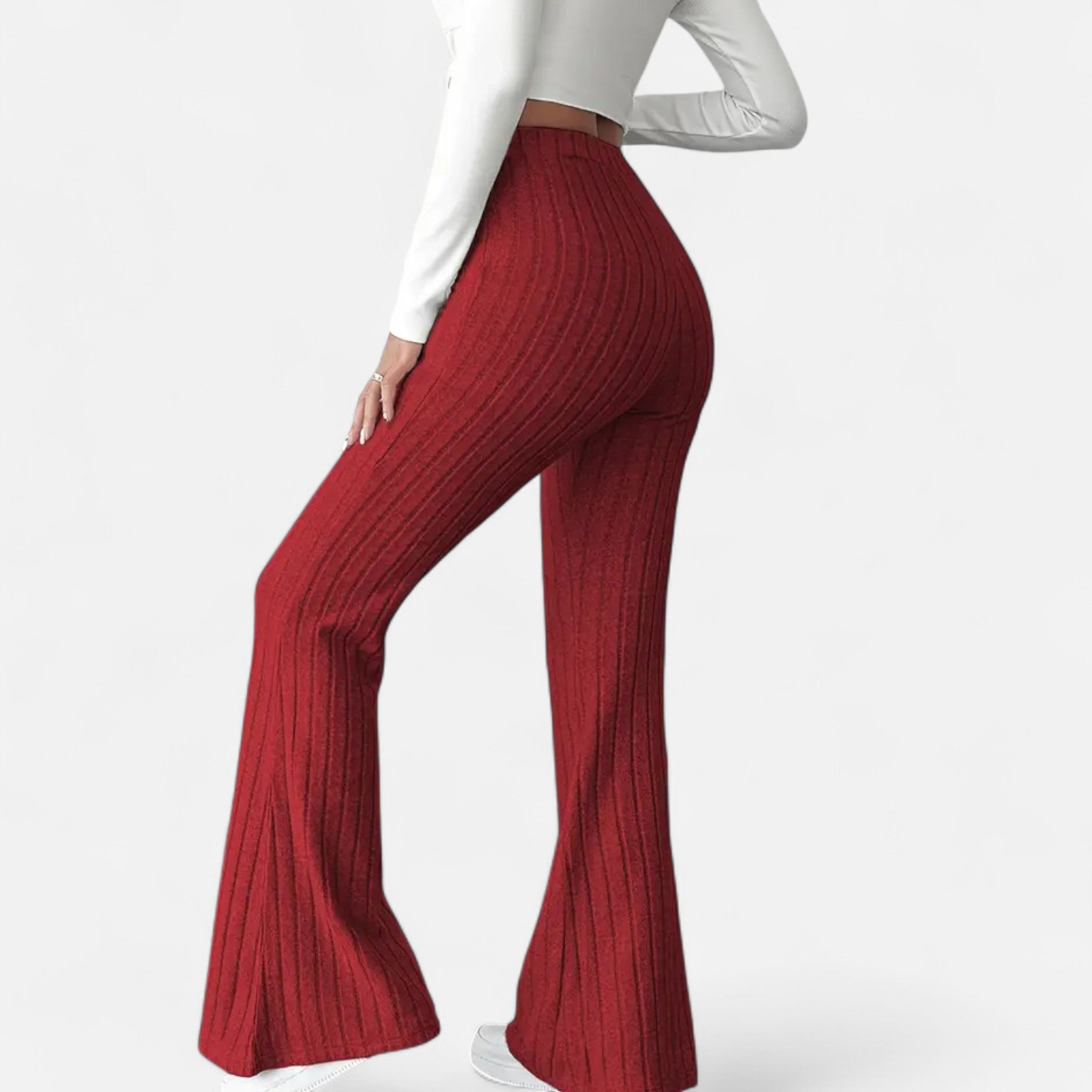 Zeyliah | Women’s Stretchy Flared Pants with High Waist