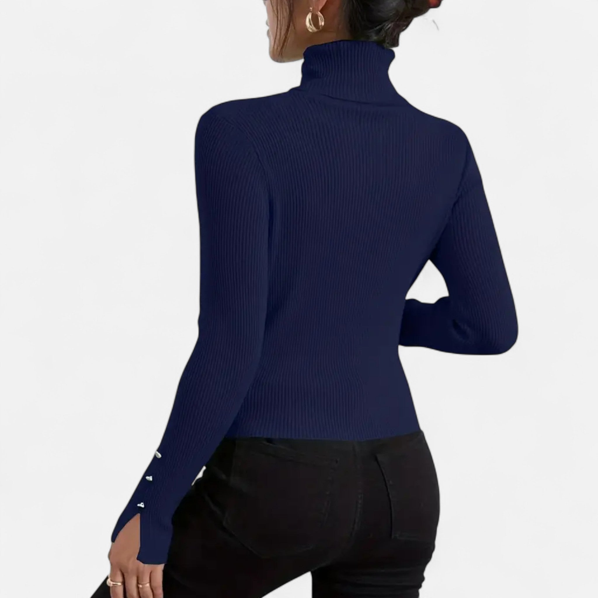 Zeyliah | Women’s Pullover Sweater with Turtleneck