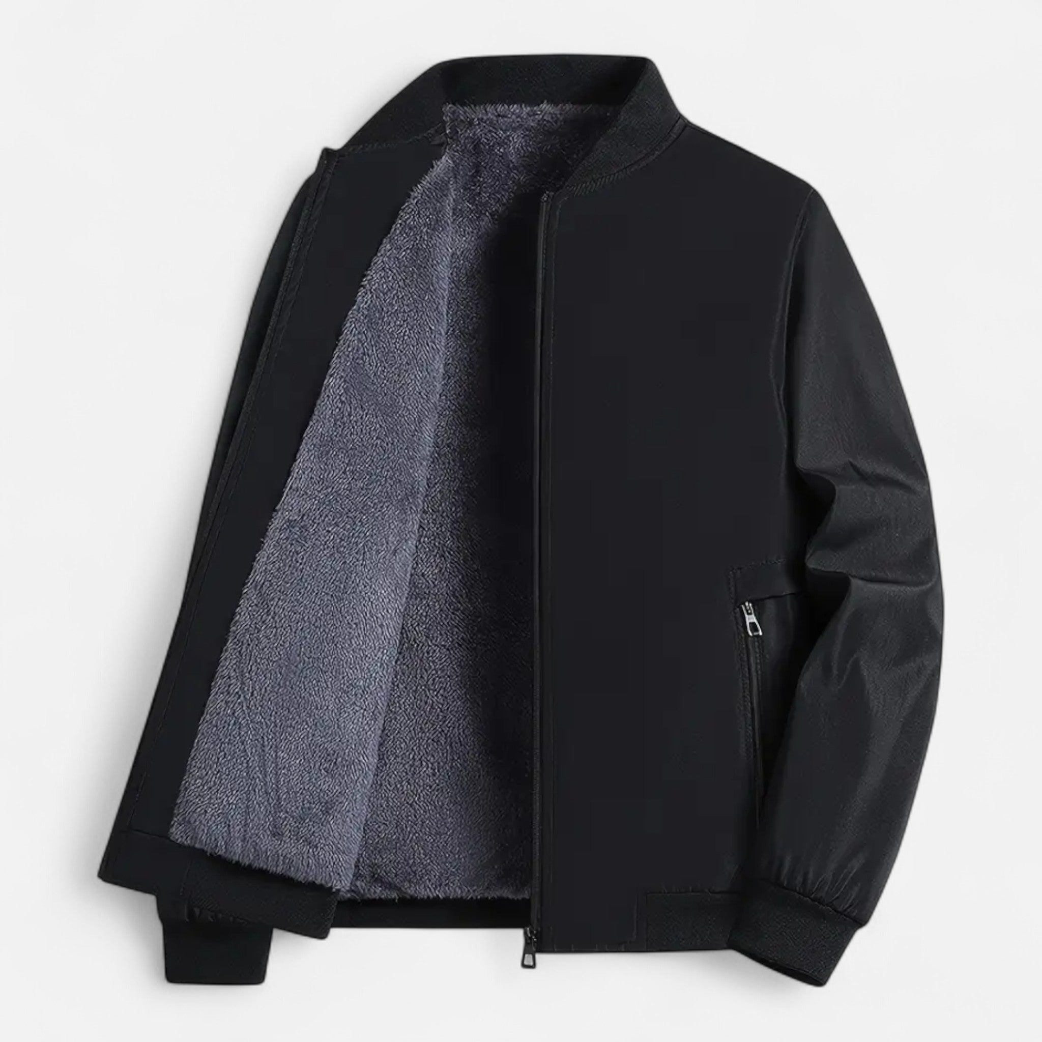 Zeyliah | Men’s Insulated Baseball-Collar Jacket