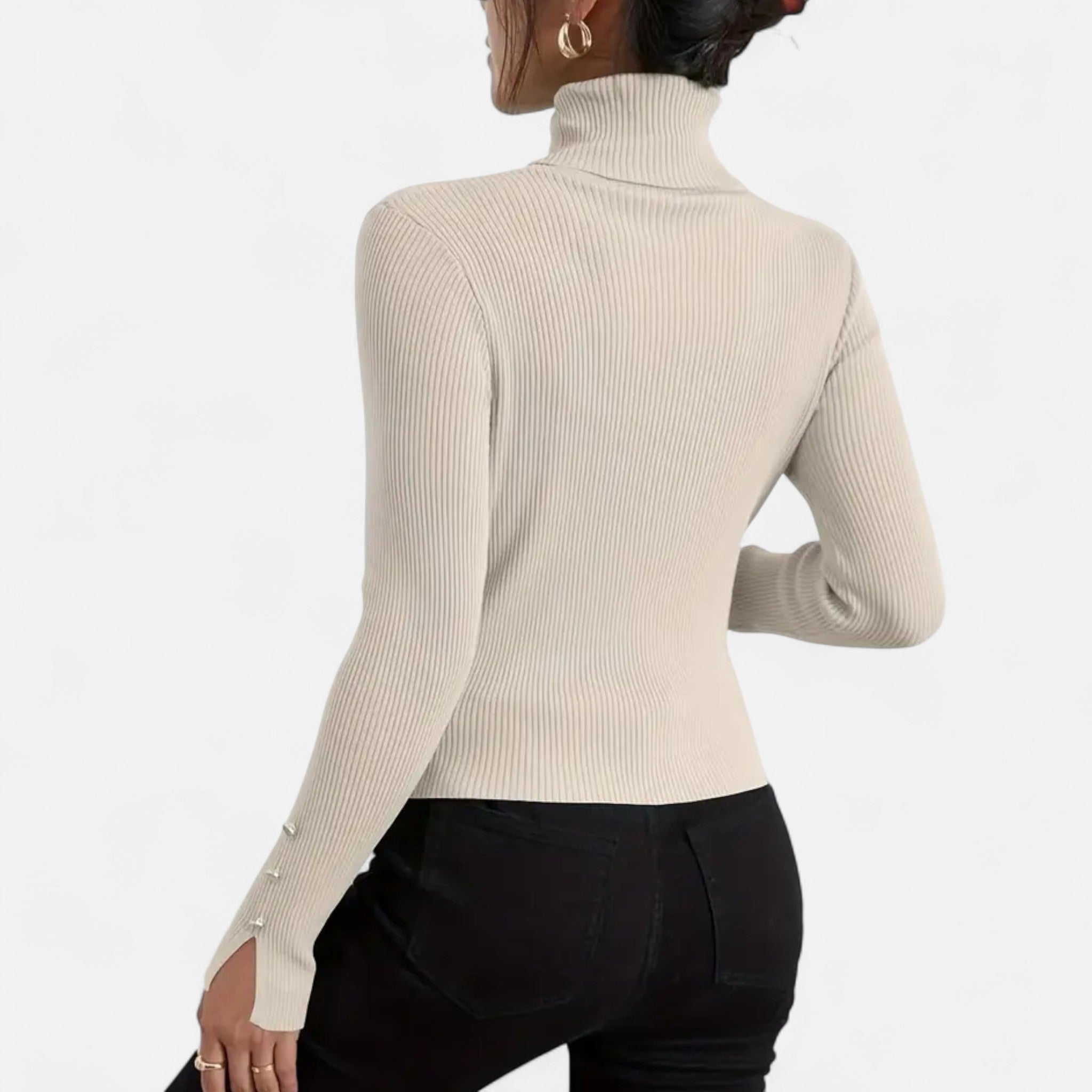 Zeyliah | Women’s Pullover Sweater with Turtleneck