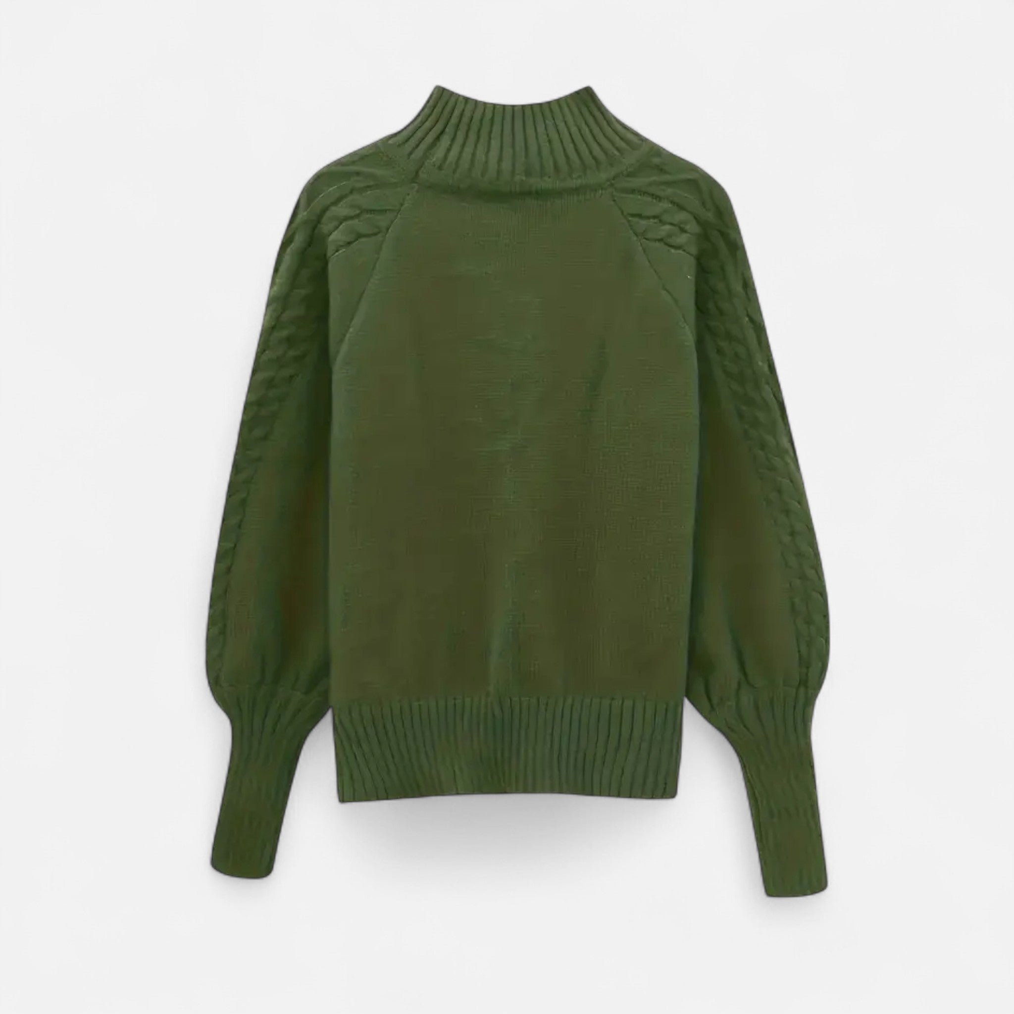 Zeyliah | Women’s Casual Knit Sweater with Half-High Collar