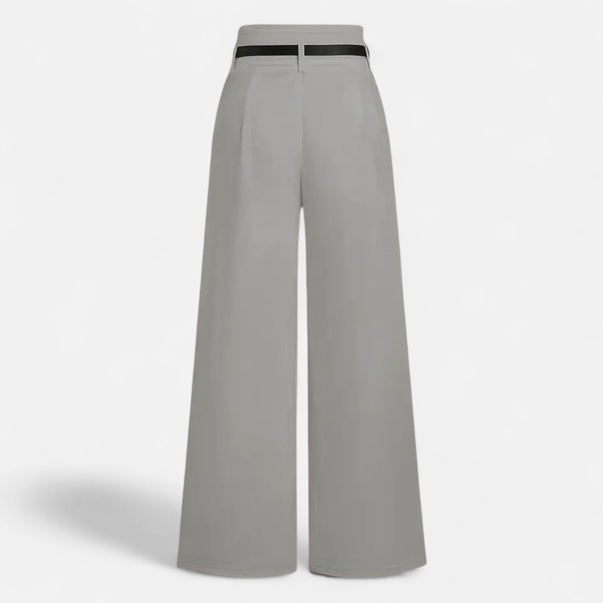 Zeyliah | Women’s Pleated Wide-Leg Trousers with Belted Waist