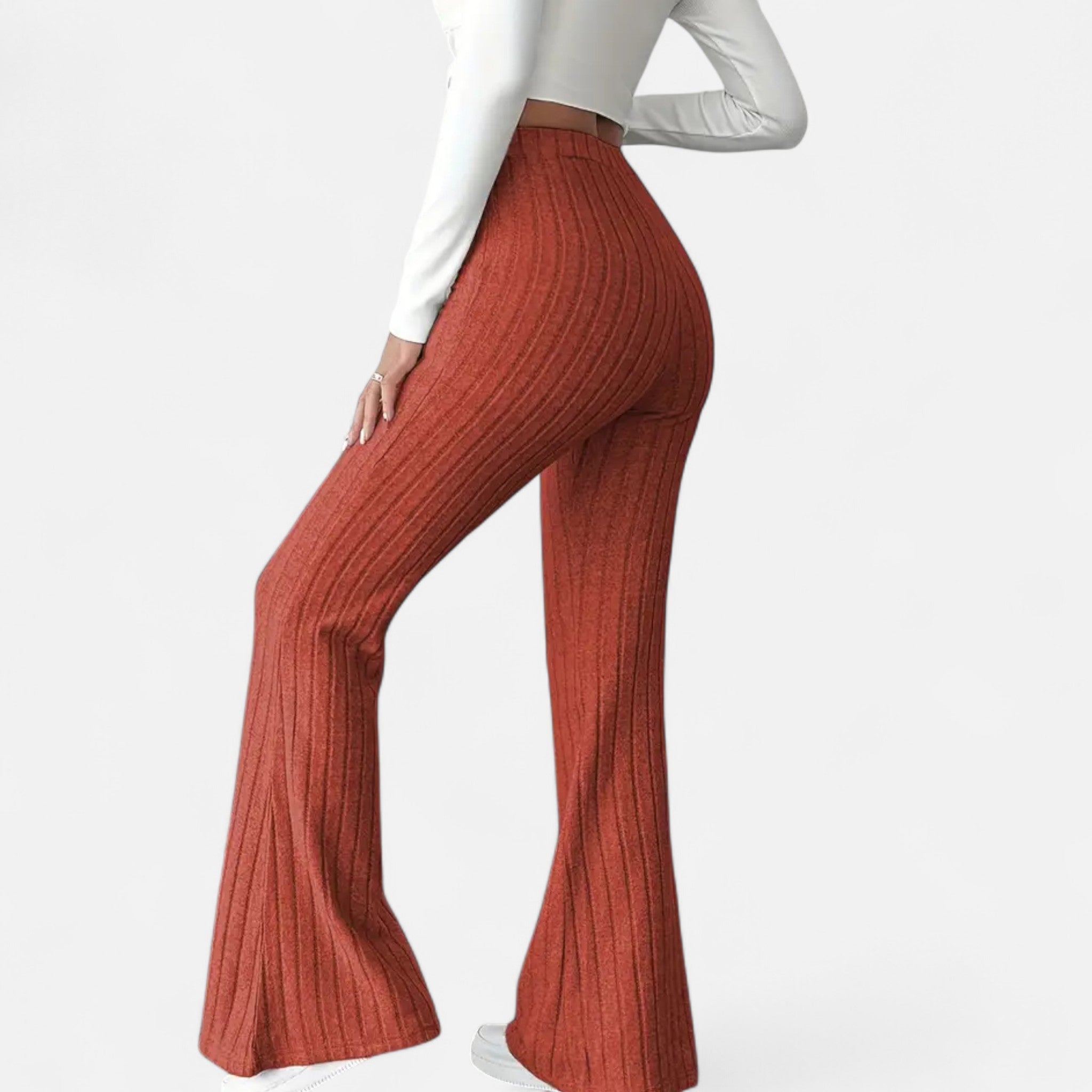 Zeyliah | Women’s Stretchy Flared Pants with High Waist