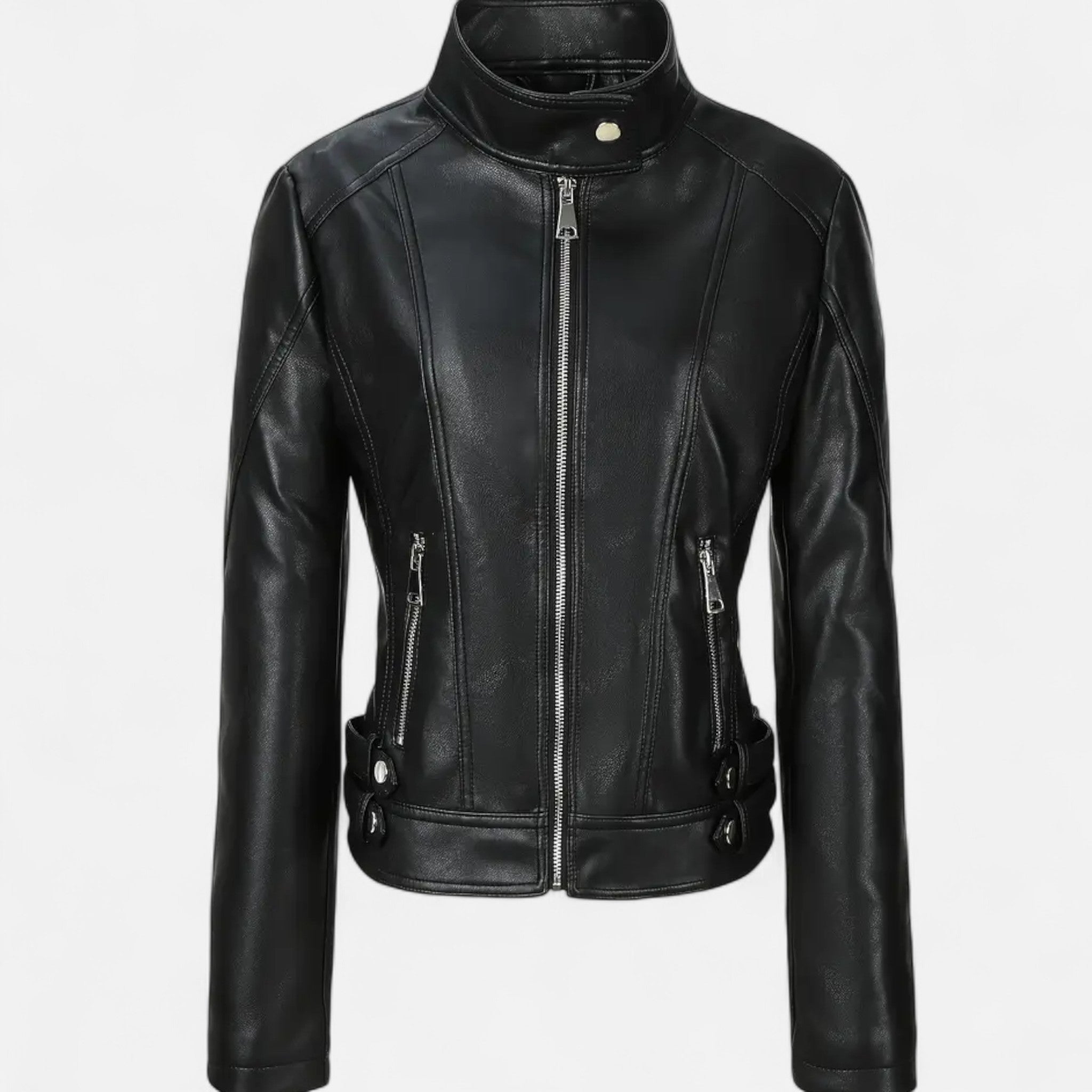 Zeyliah | Women’s Zip-Up Motorcycle Jacket