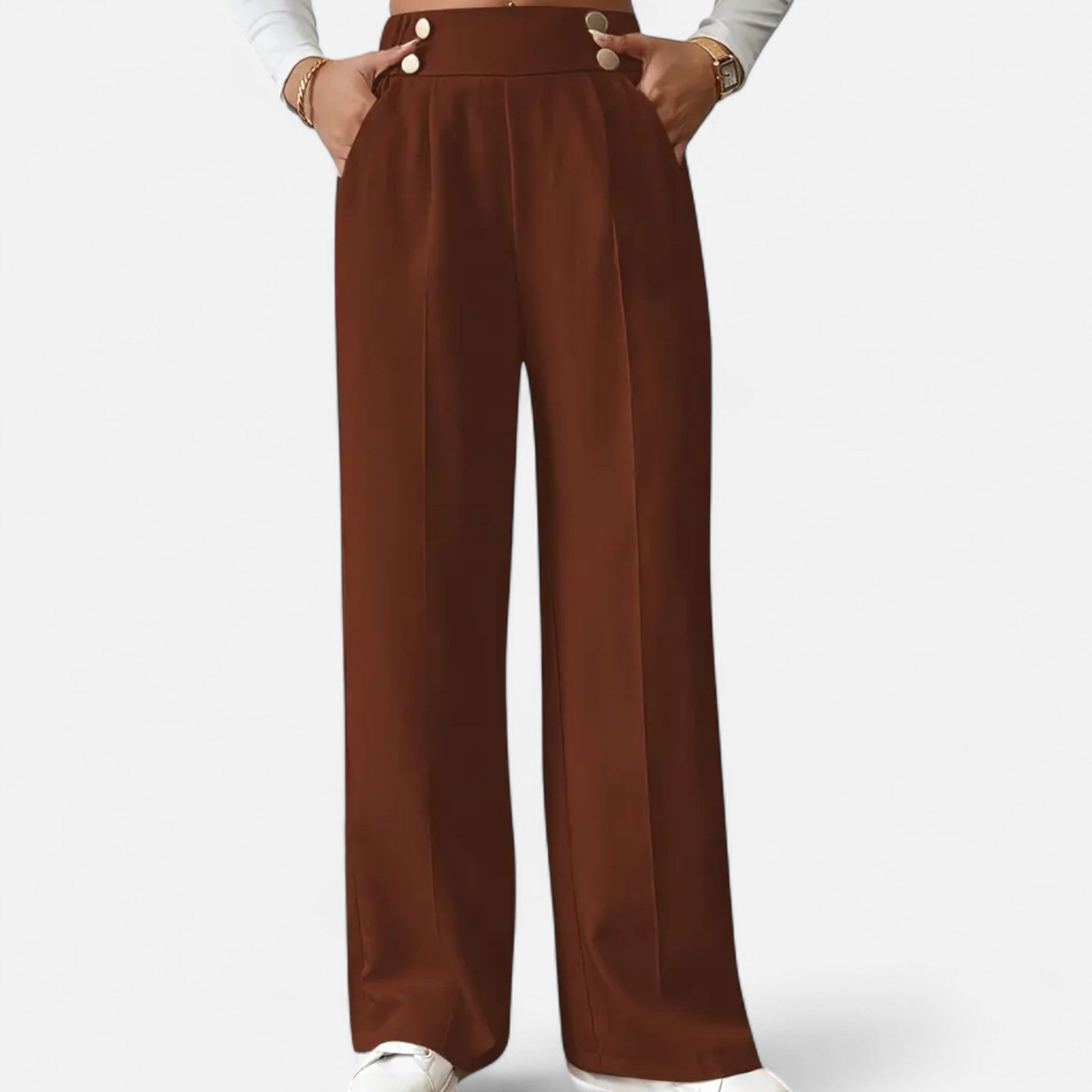 Zeyliah | Women’s High-Waist Wide-Leg Pants
