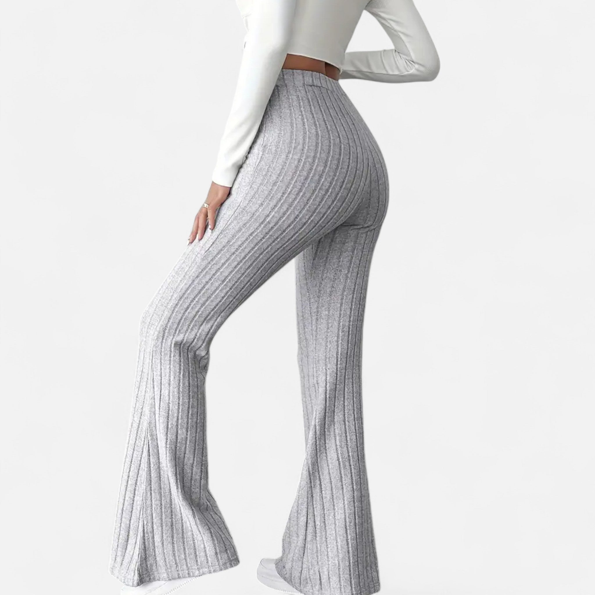 Zeyliah | Women’s Stretchy Flared Pants with High Waist