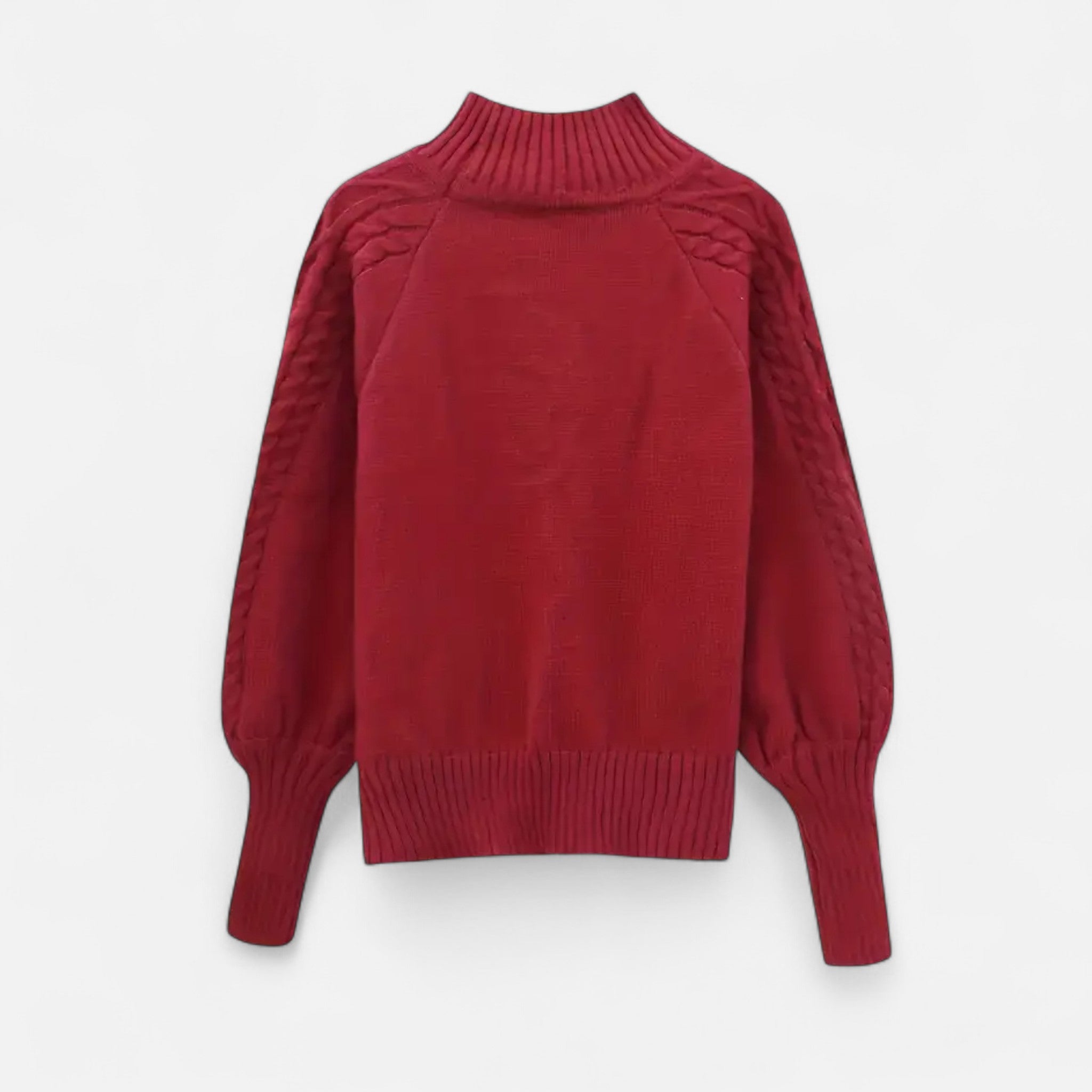 Zeyliah | Women’s Casual Knit Sweater with Half-High Collar