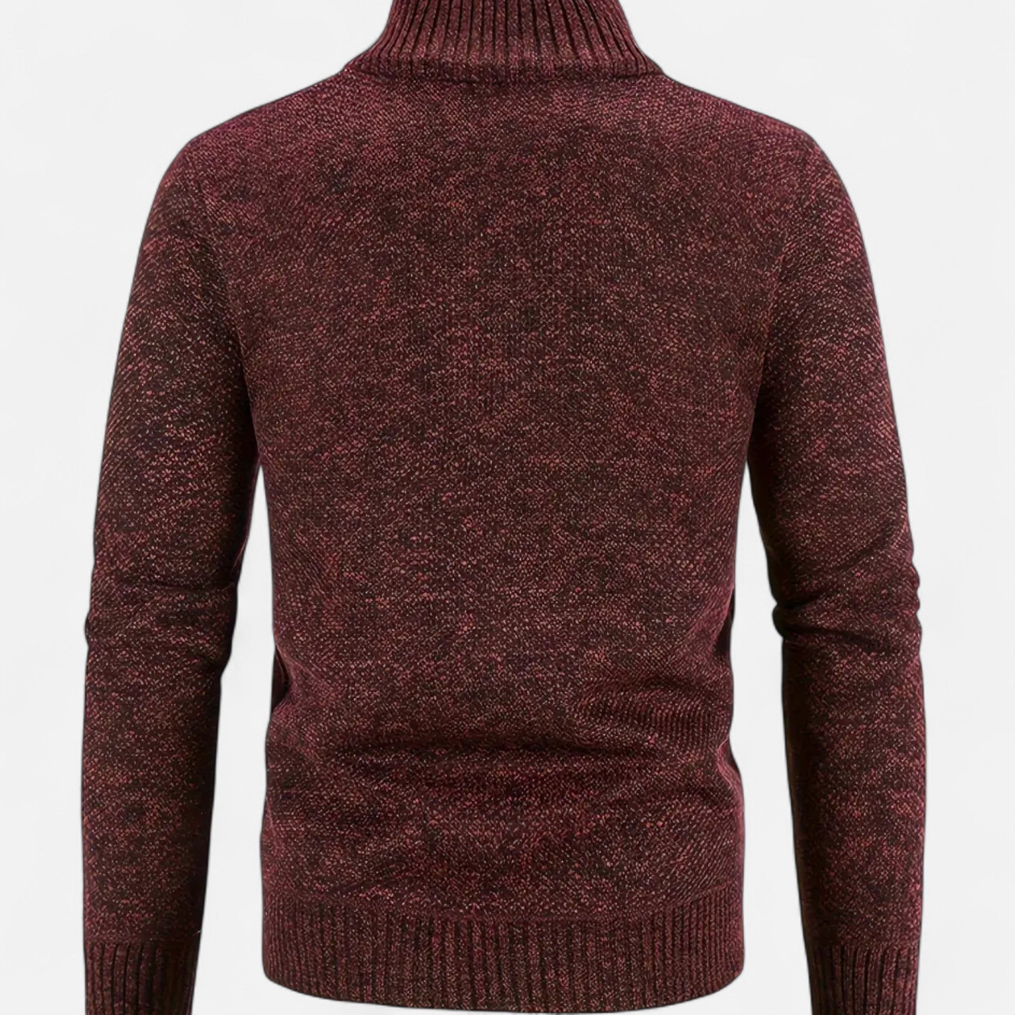 Zeyliah | Men’s Zip-Up Knit Sweater