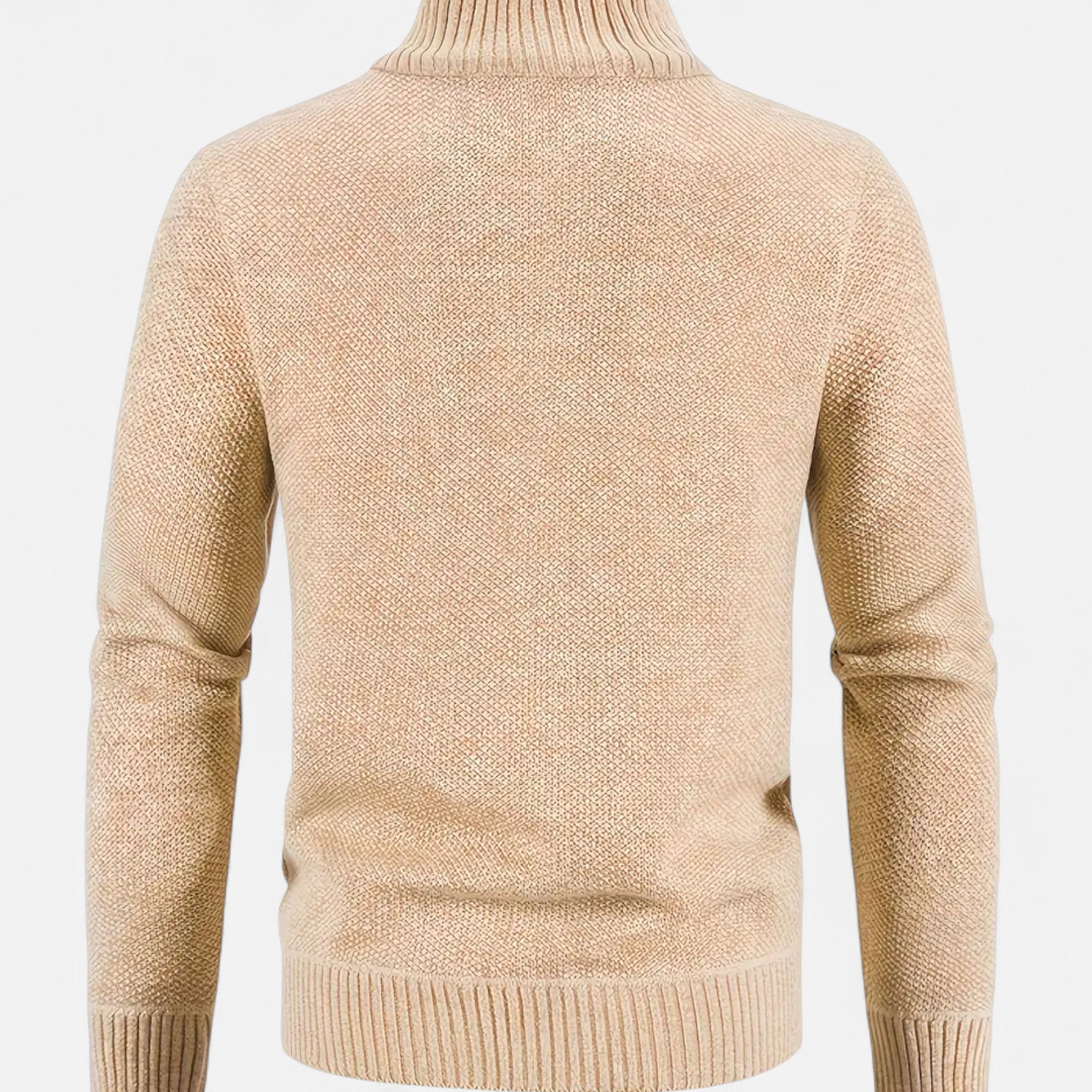 Zeyliah | Men’s Zip-Up Knit Sweater