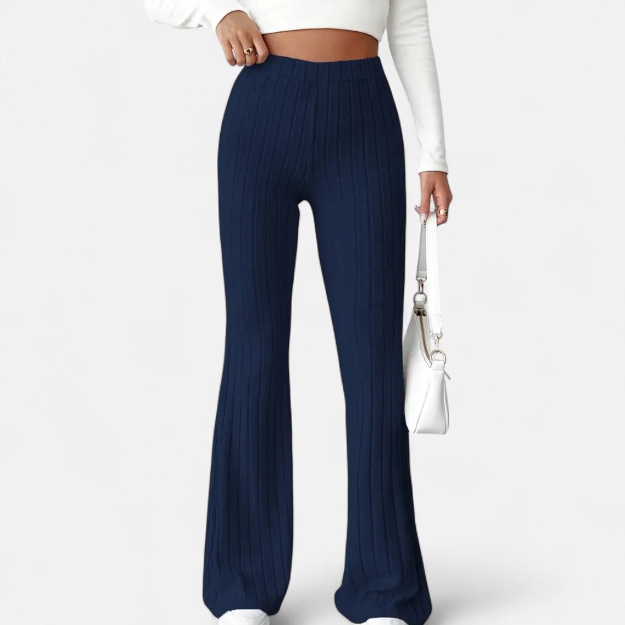 Zeyliah | Women’s Stretchy Flared Pants with High Waist
