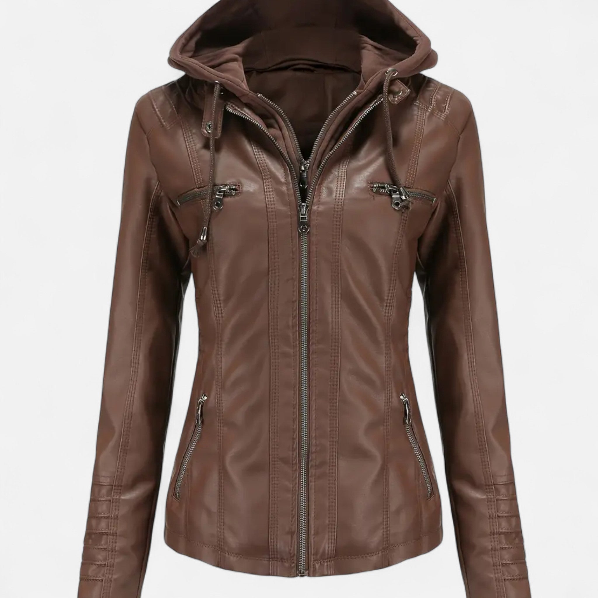 Amelia Women’s Two Piece Jacket with Detachable Hood and Pockets