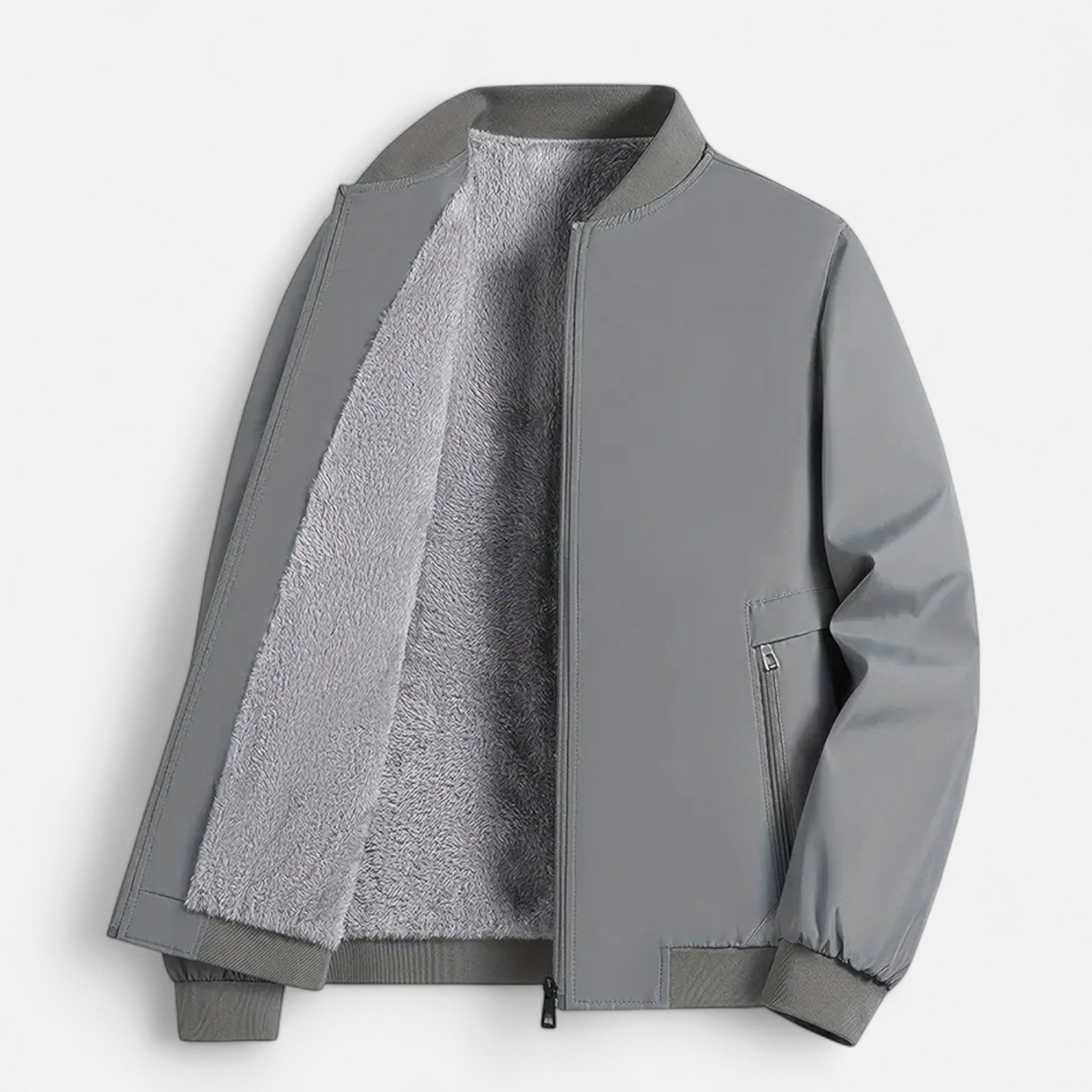 Zeyliah | Men’s Insulated Baseball-Collar Jacket