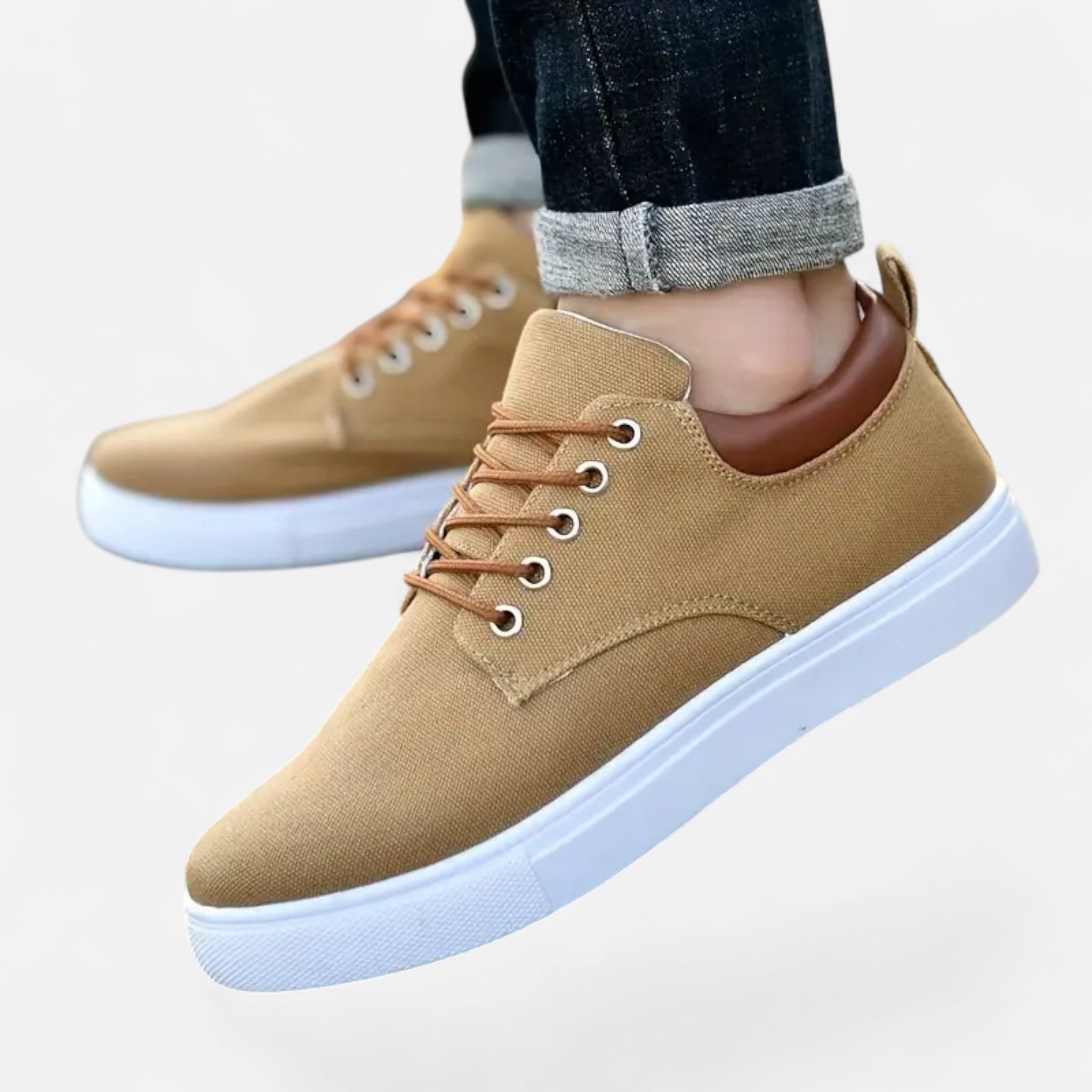 Zeyliah | Men’s Low-Top Canvas Sneakers with Non-Slip Sole