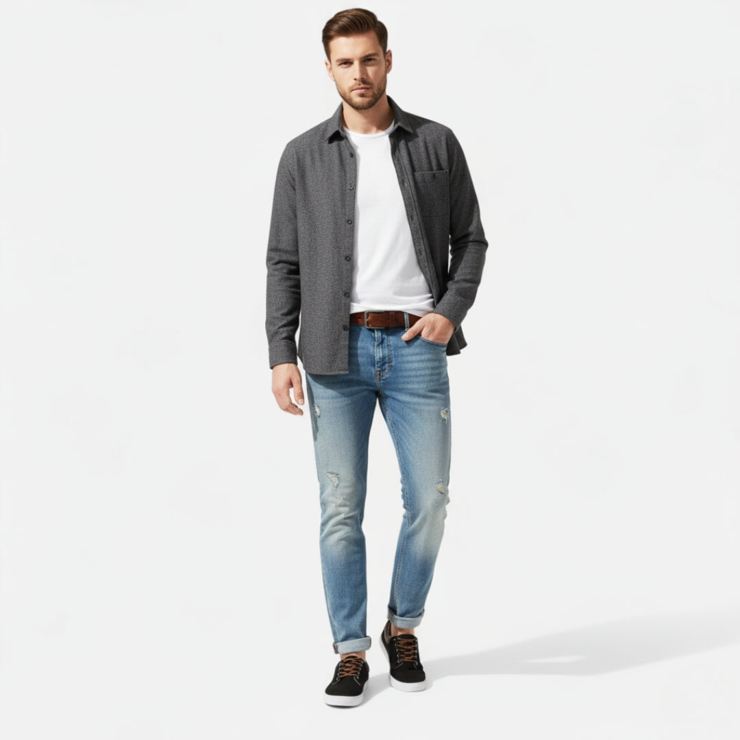 Zeyliah | Men’s Low-Top Canvas Sneakers with Non-Slip Sole