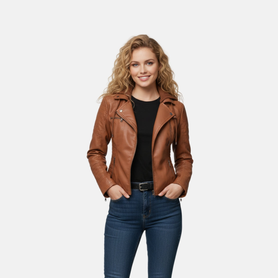 Amelia Women’s Two Piece Jacket with Detachable Hood and Pockets