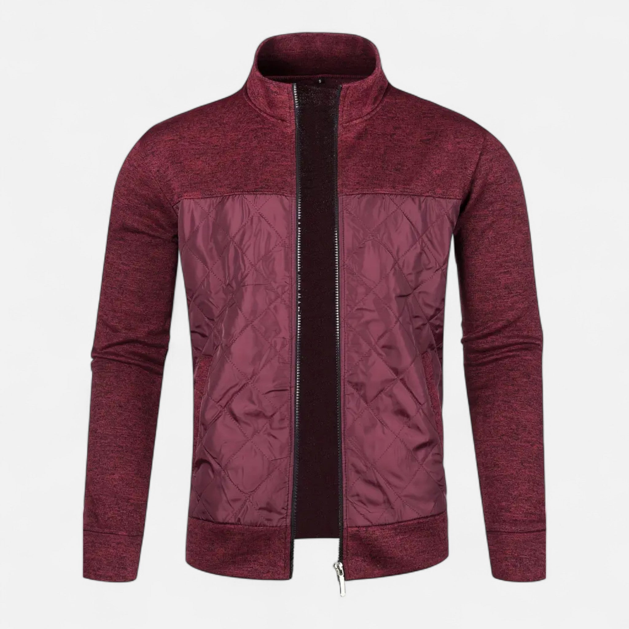 Zeyliah | Men’s Knitted Cardigan with Stand Collar