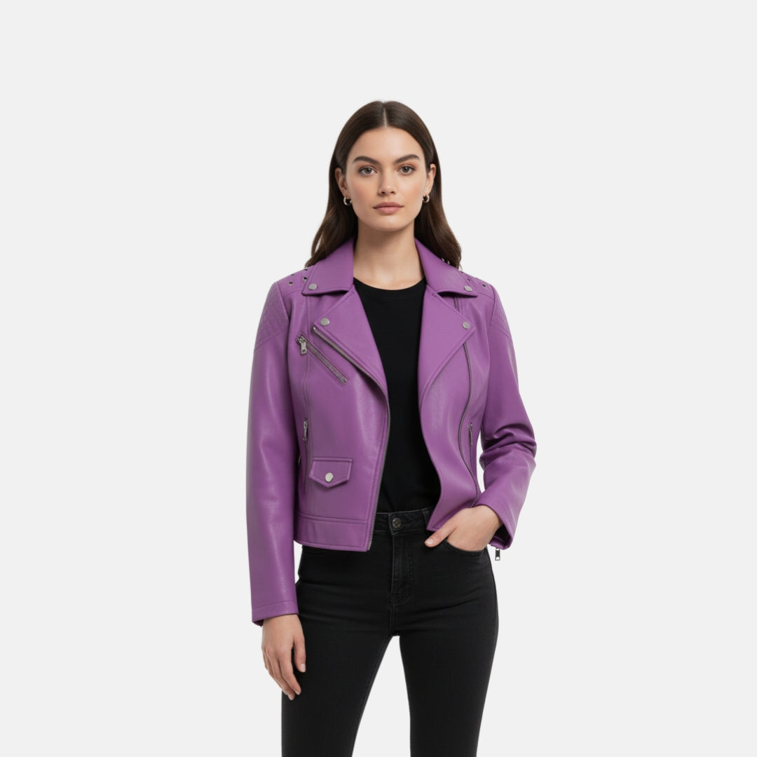 Zeyliah | Women’s Short Jacket with Stand Collar