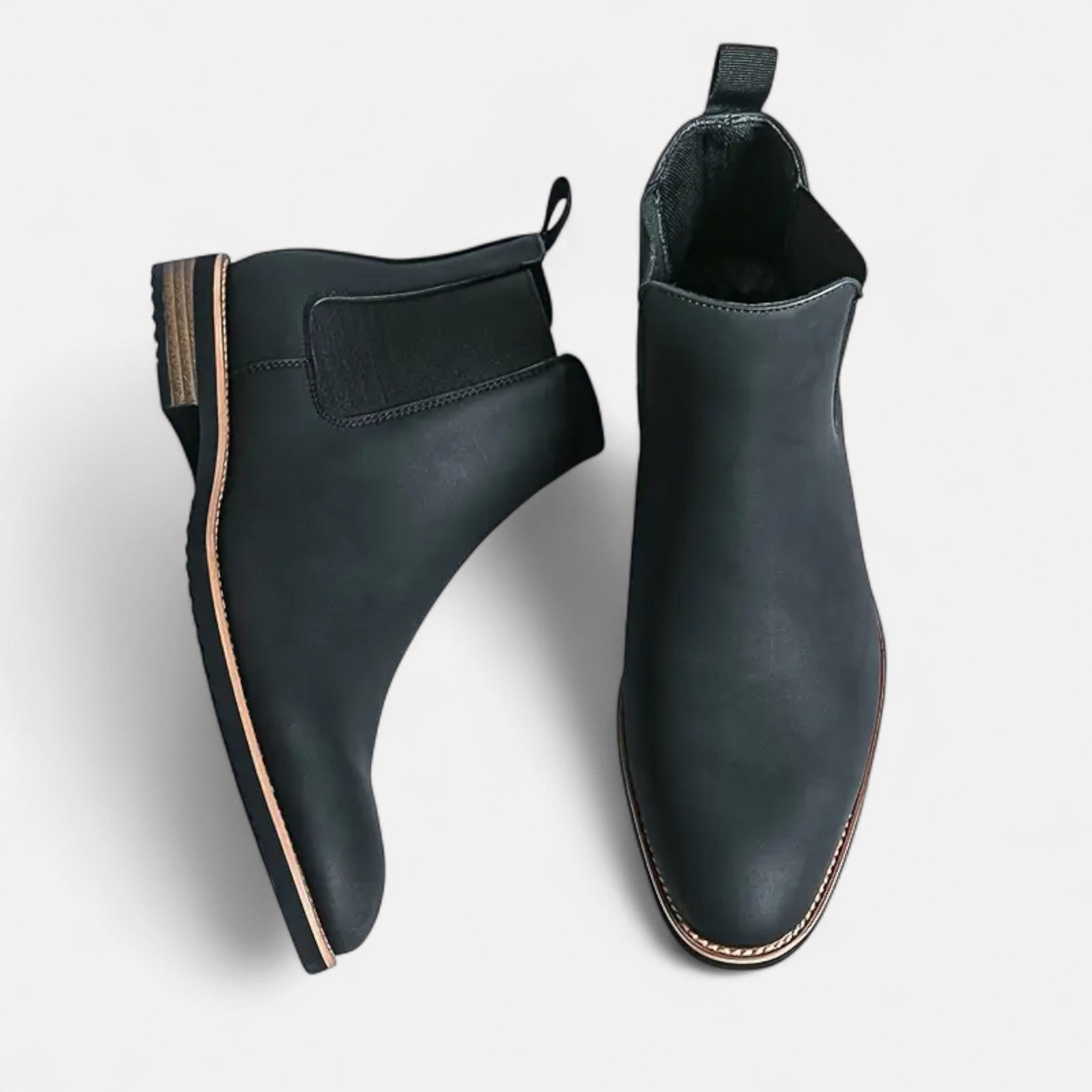Zeyliah | Men’s Slip-On Chelsea Boots with Rubber Sole