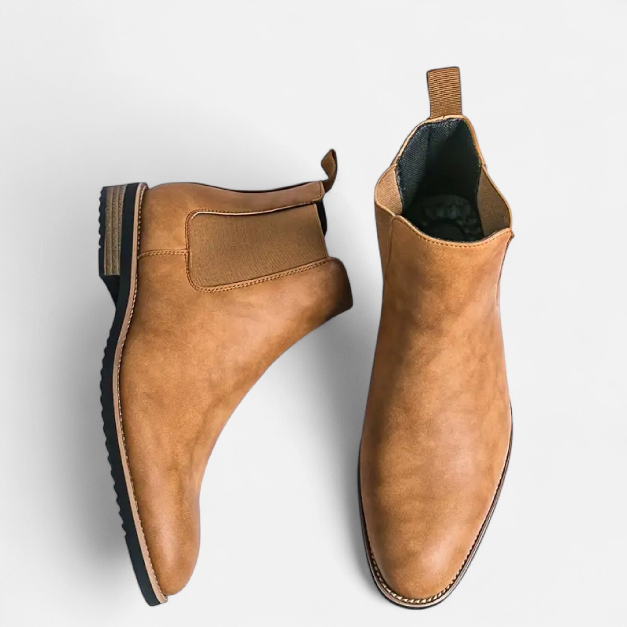 Zeyliah | Men’s Slip-On Chelsea Boots with Rubber Sole
