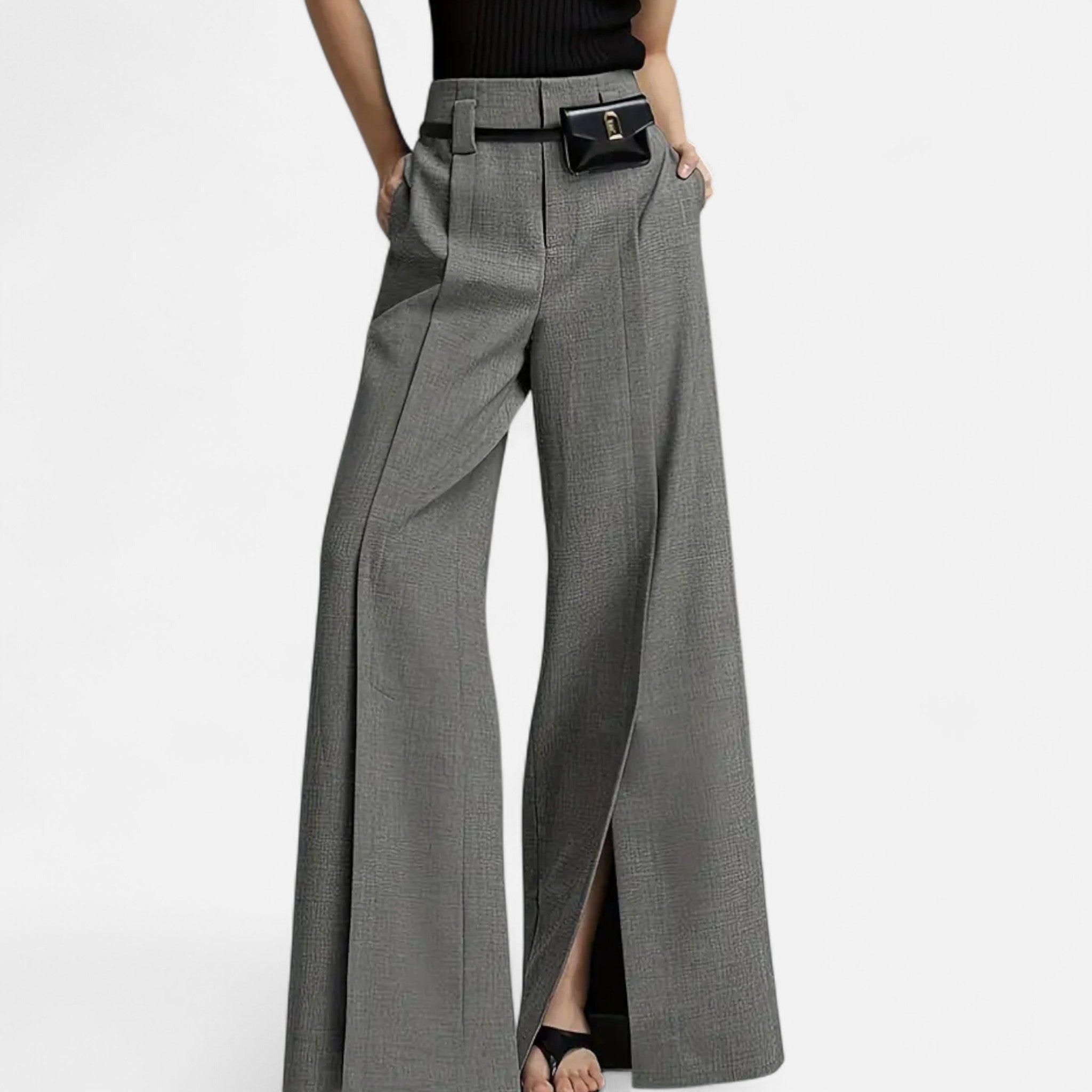 Zeyliah | Women’s Wide-Leg Pants with Elastic Waist