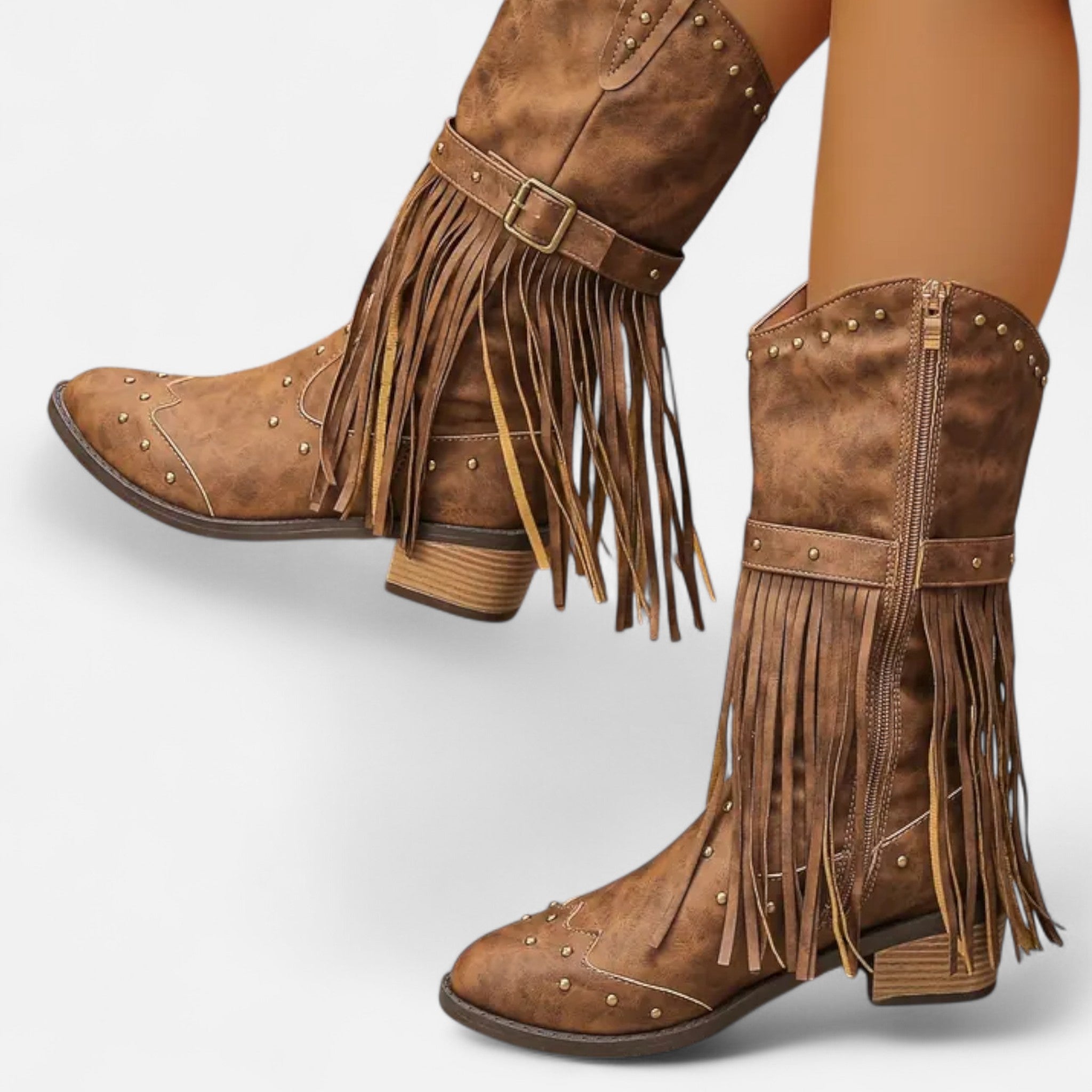 Zeyliah | Women’s Western Boots with Tassel Detail