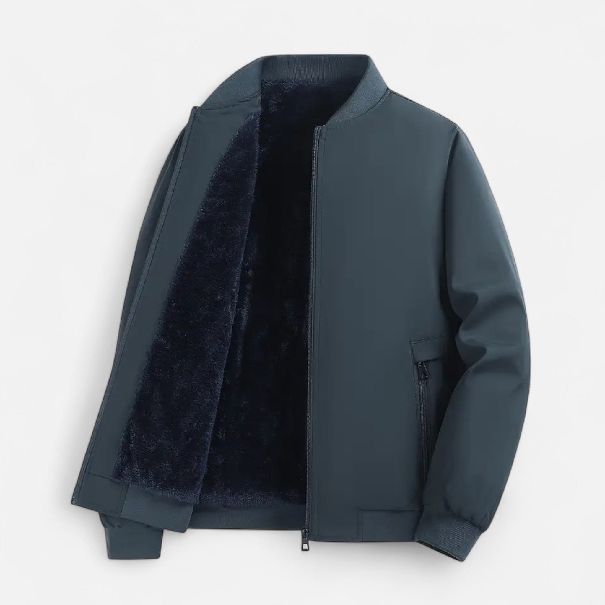 Zeyliah | Men’s Insulated Baseball-Collar Jacket