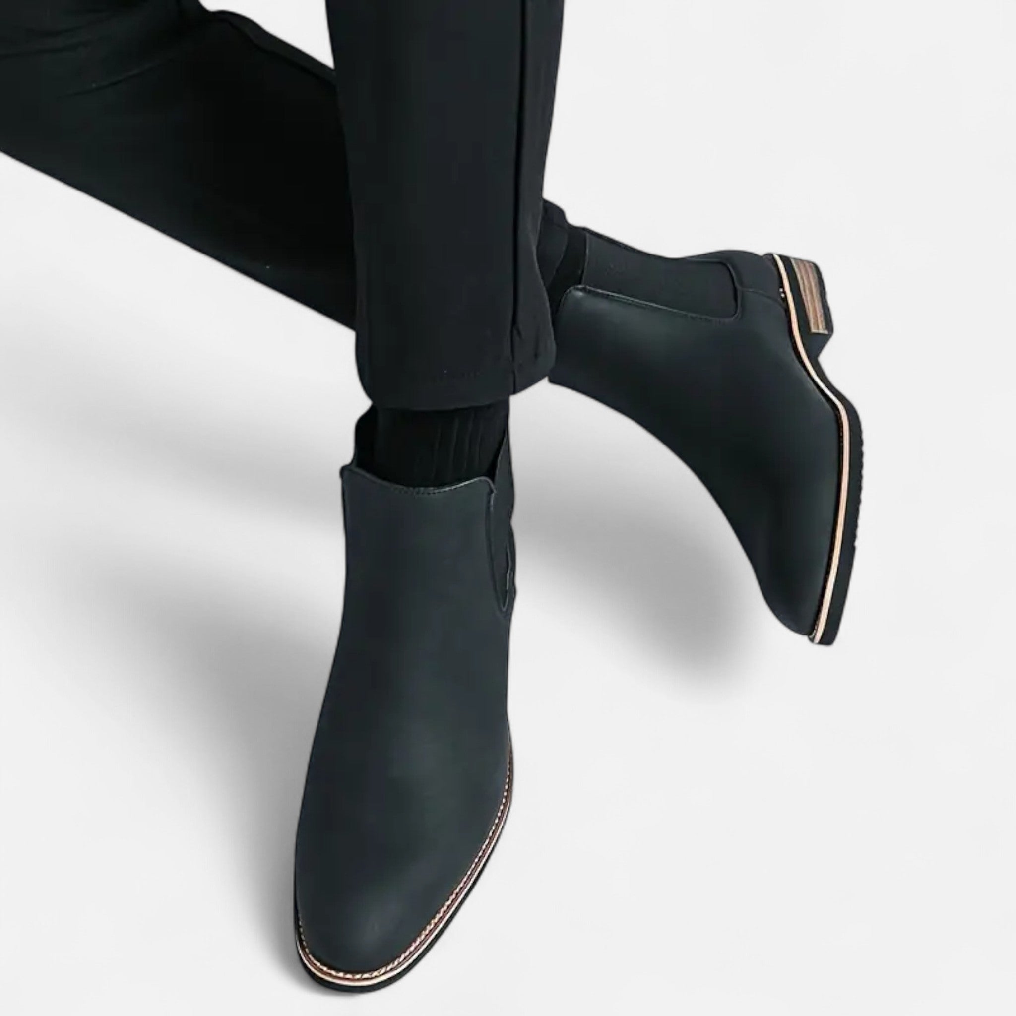 Zeyliah | Men’s Slip-On Chelsea Boots with Rubber Sole