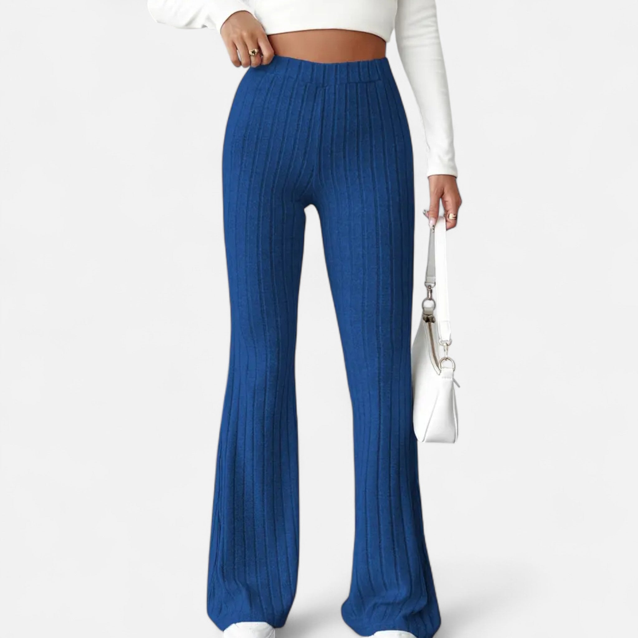 Zeyliah | Women’s Stretchy Flared Pants with High Waist
