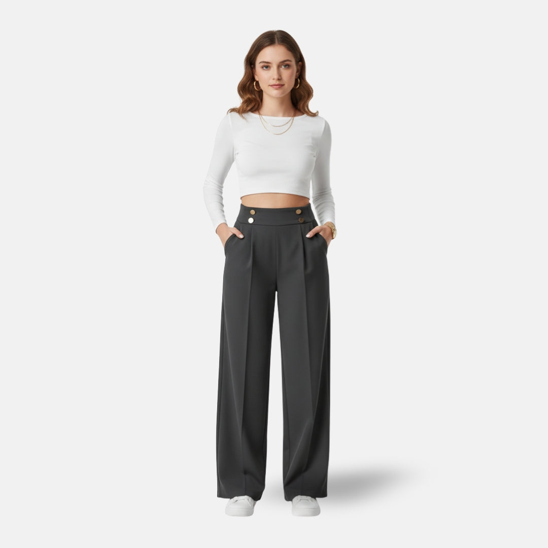 Zeyliah | Women’s High-Waist Wide-Leg Pants