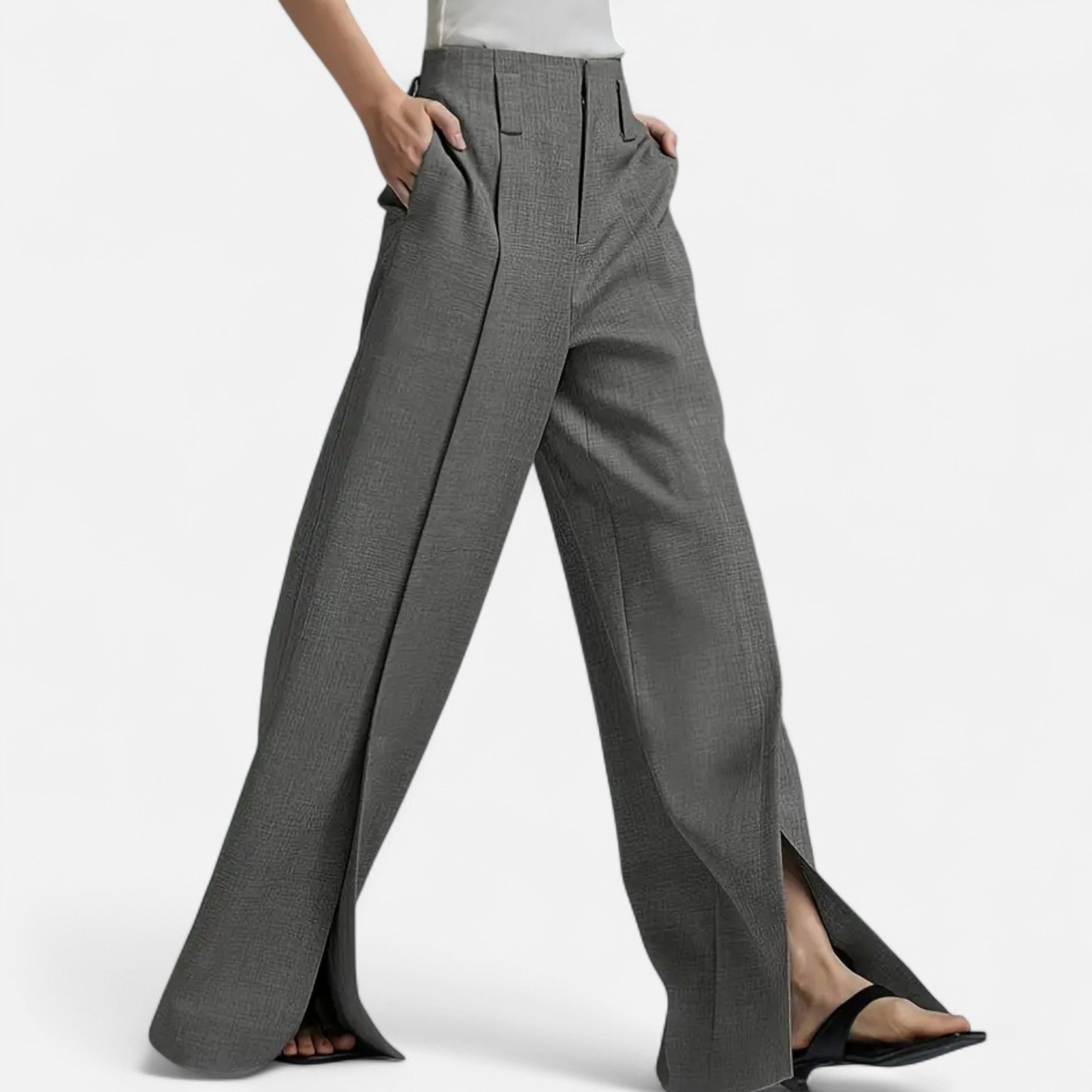 Zeyliah | Women’s Wide-Leg Pants with Elastic Waist