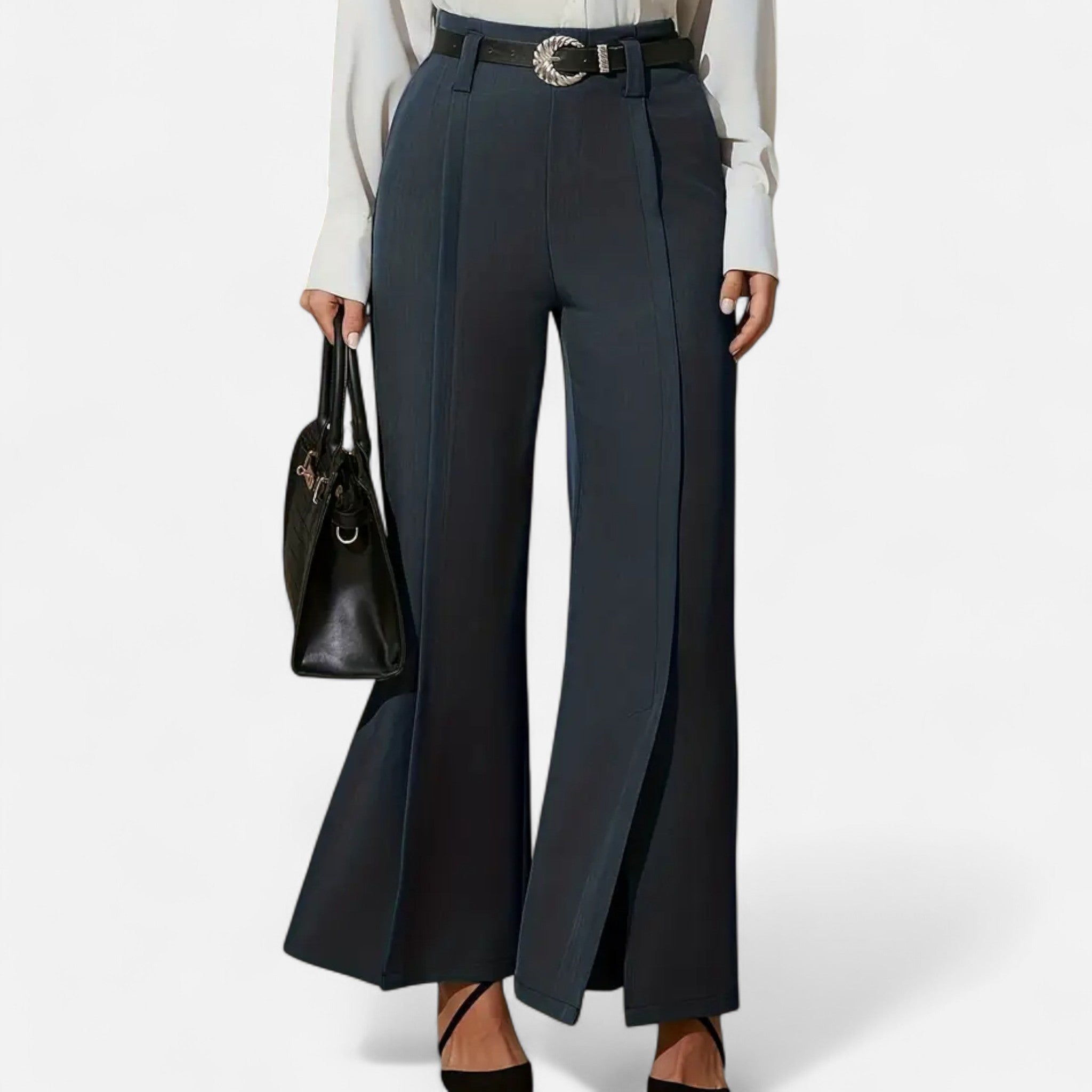 Zeyliah | Women’s Wide-Leg Pants with Elastic Waist