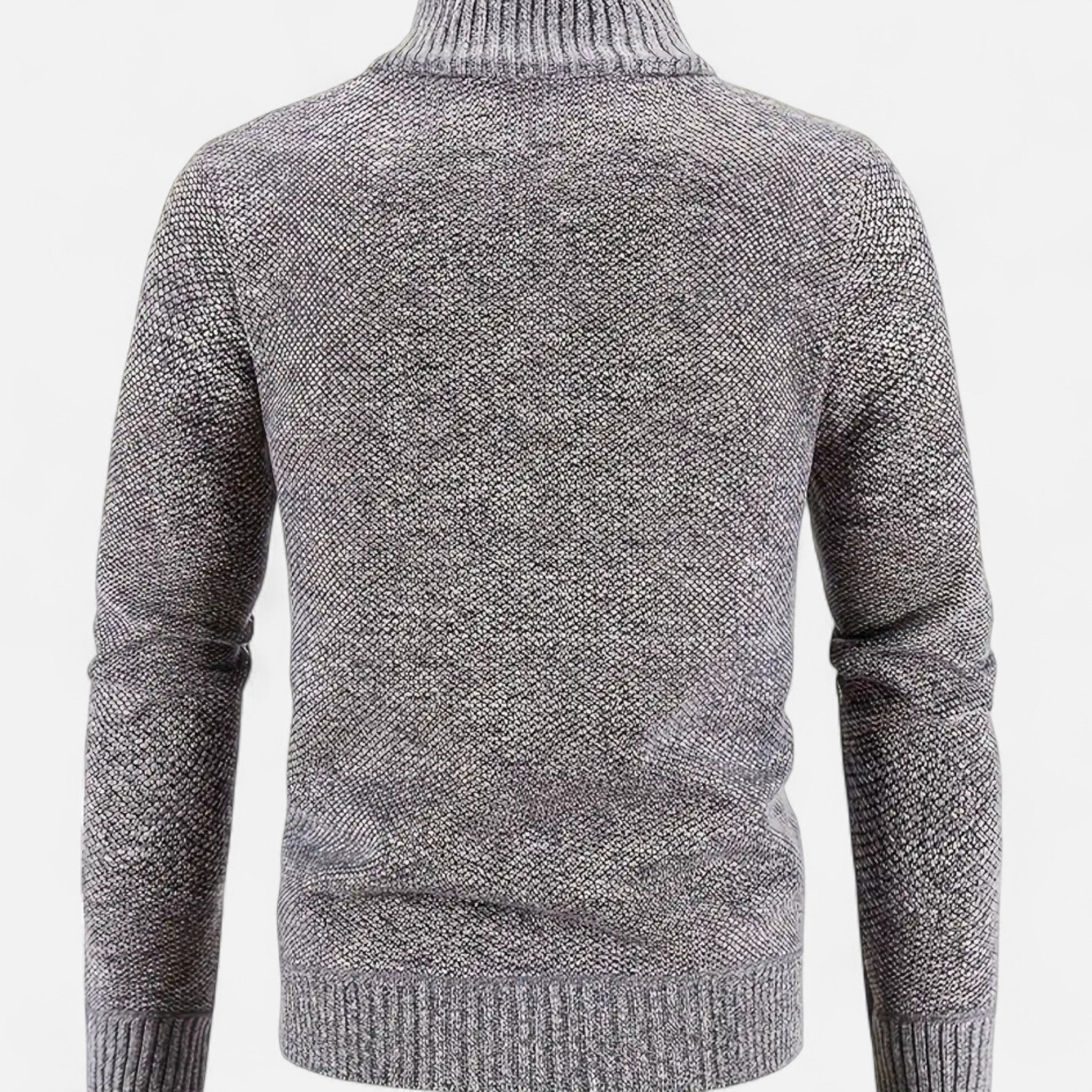 Zeyliah | Men’s Zip-Up Knit Sweater