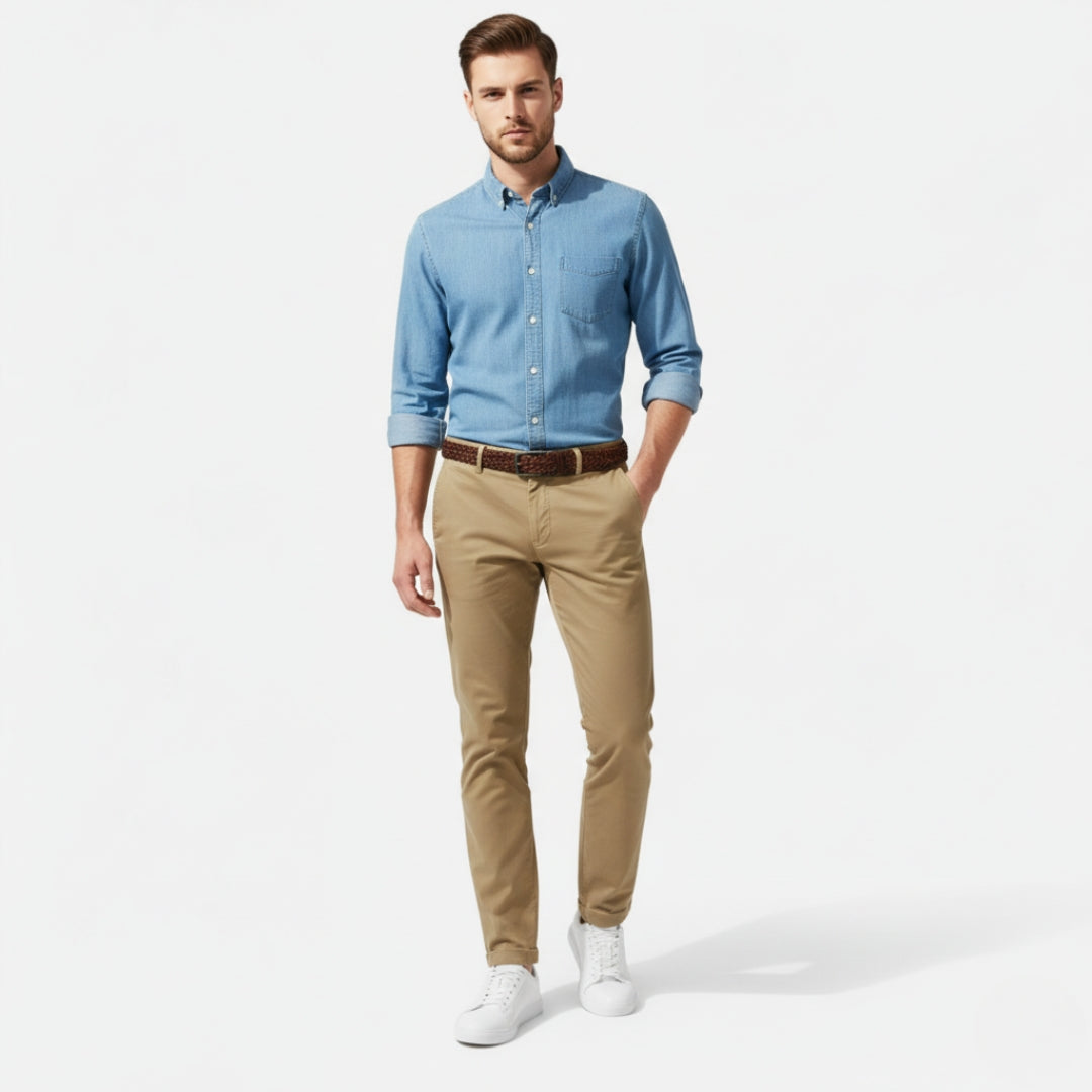 Zeyliah | Men’s Low-Top Sneakers with Durable Sole