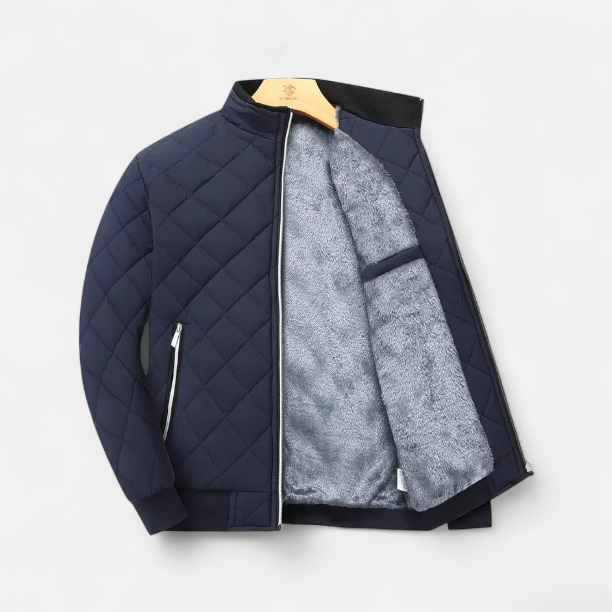 Zeyliah | Men’s Quilted Fleece-Lined Jacket