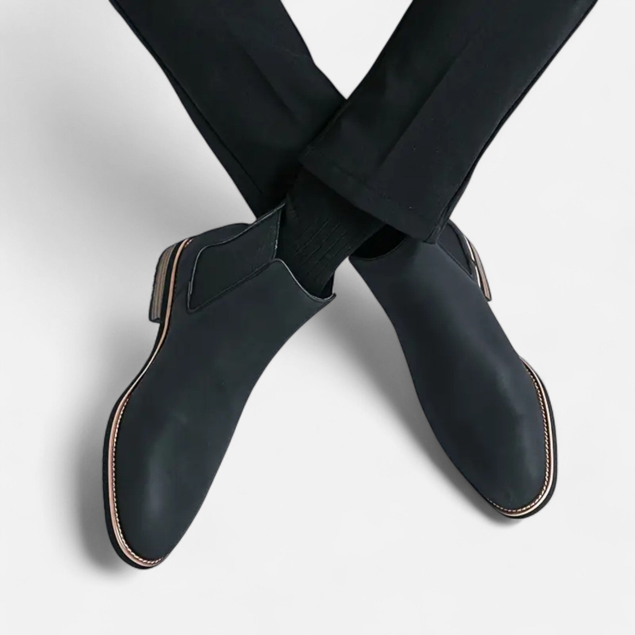 Zeyliah | Men’s Slip-On Chelsea Boots with Rubber Sole