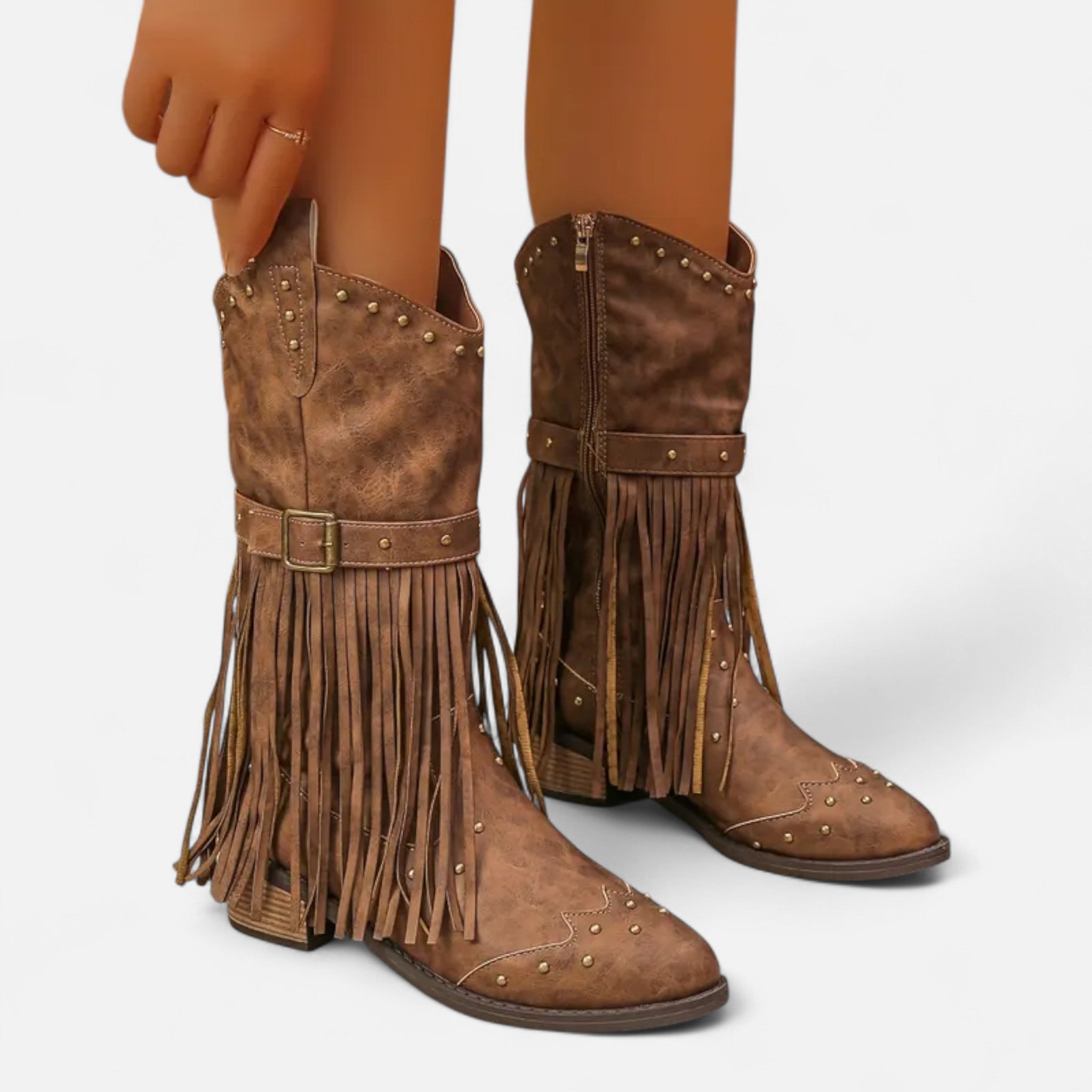 Zeyliah | Women’s Western Boots with Tassel Detail