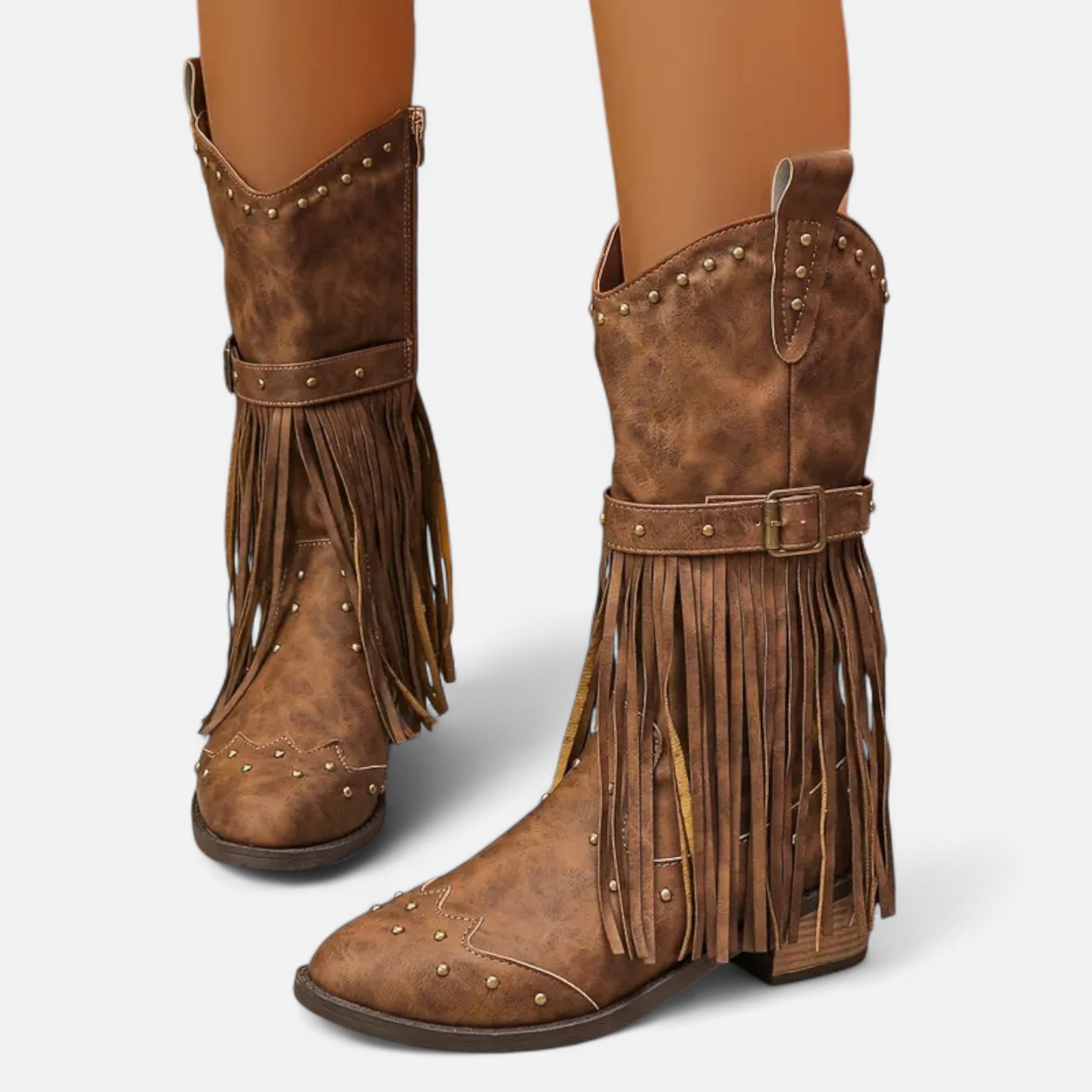 Zeyliah | Women’s Western Boots with Tassel Detail