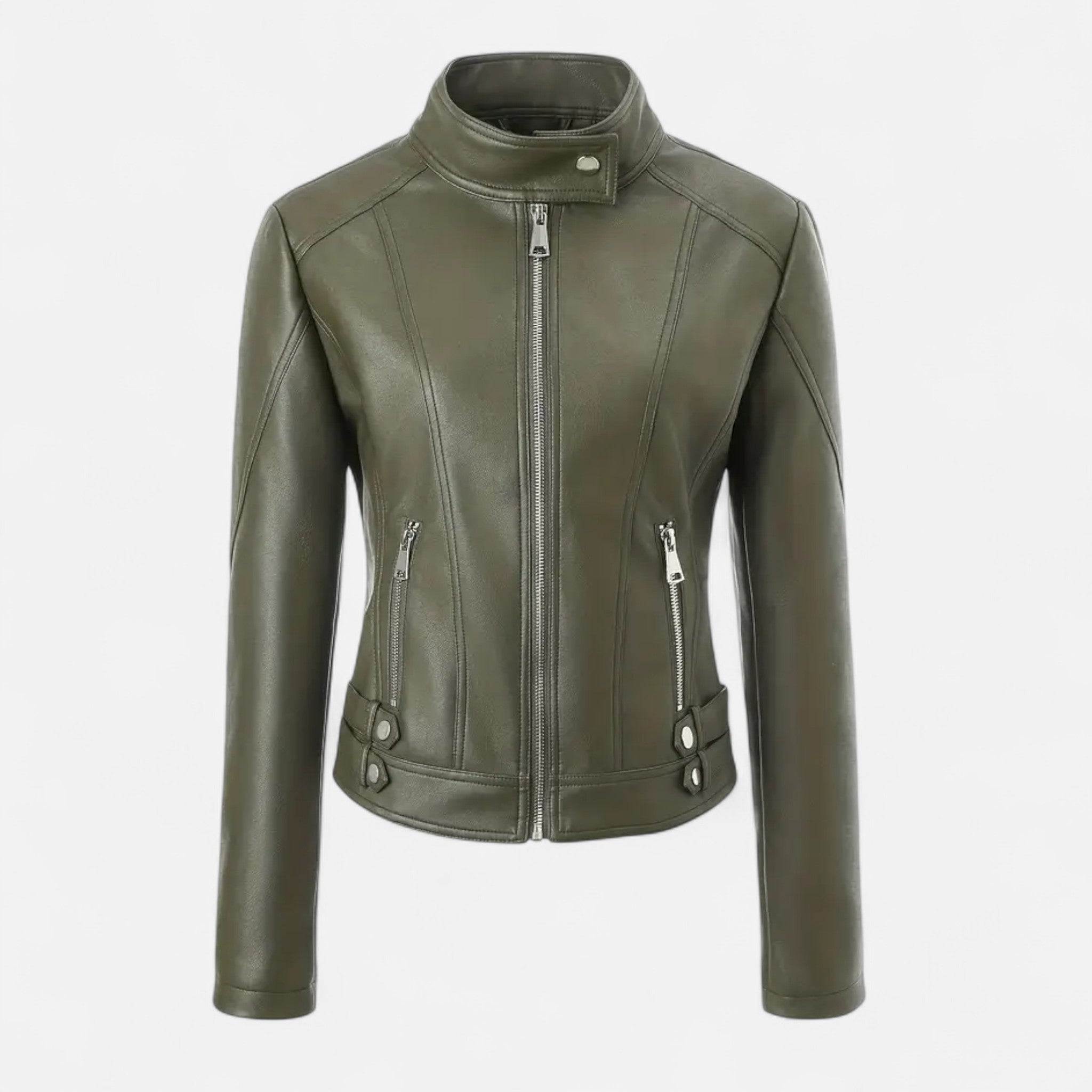 Zeyliah | Women’s Zip-Up Motorcycle Jacket