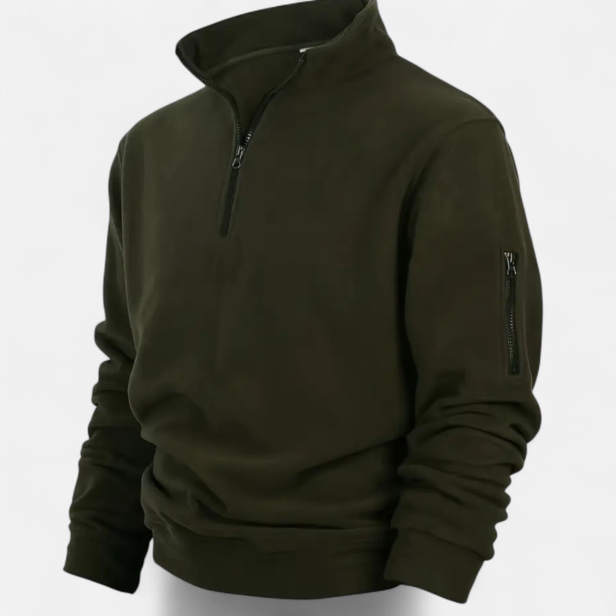 Zeyliah | Men’s Henley Half-Zip Fleece Shirt