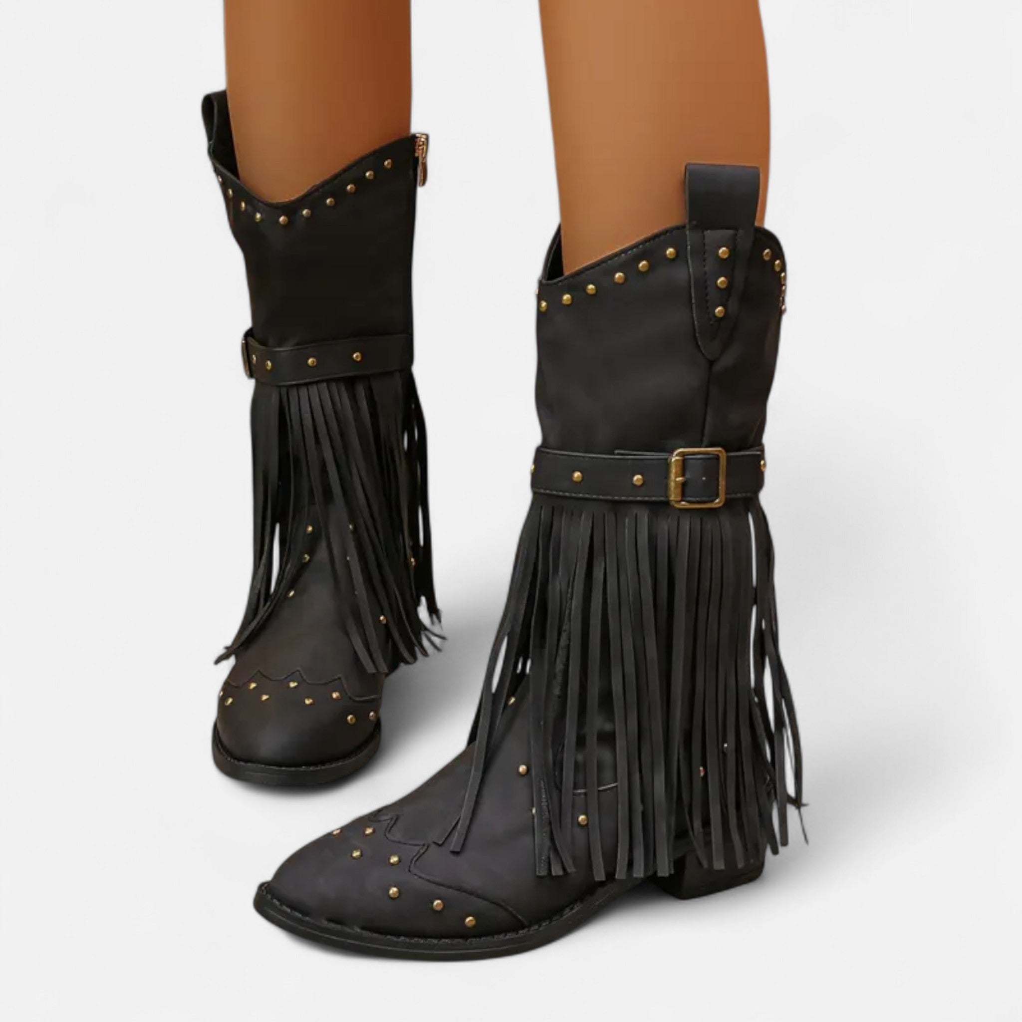 Zeyliah | Women’s Western Boots with Tassel Detail